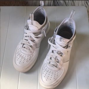 White high top Nike Air Force 1 ultraforce